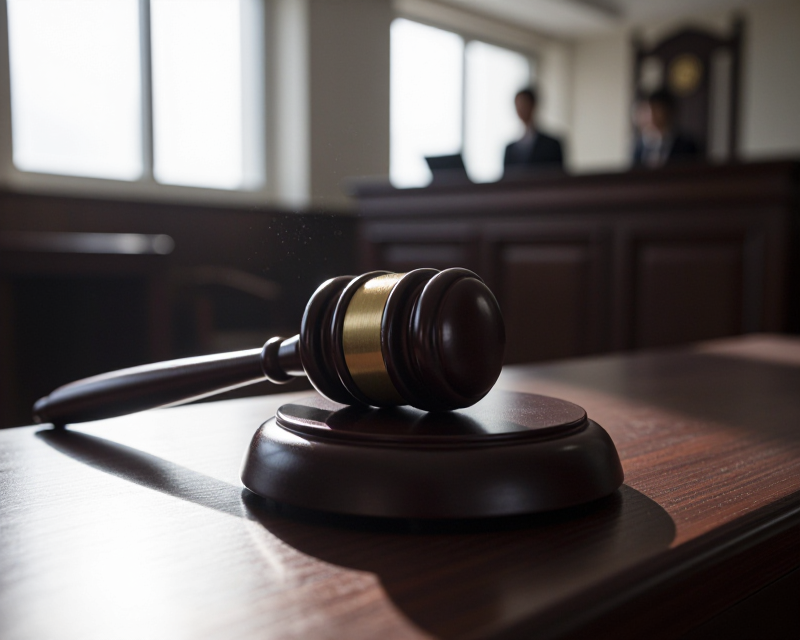 South Korean Courtroom Gavel