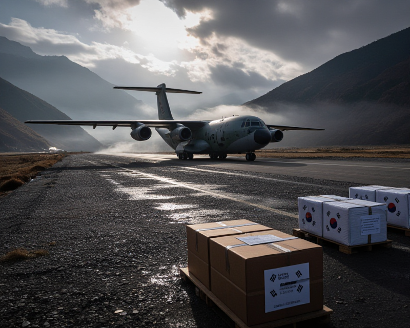 South Korean relief mission in Nepal