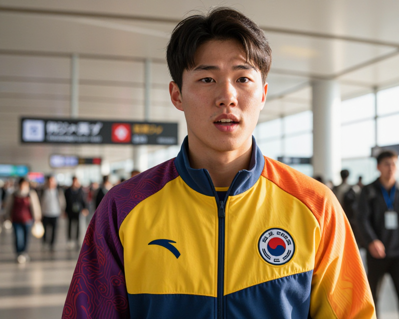 South Korean Athletes Arrival in Nagoya