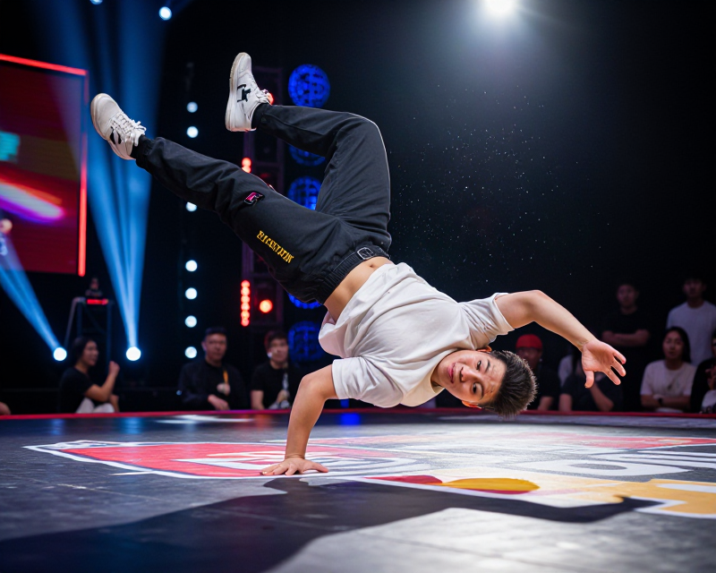 Dynamic B-boy Performance