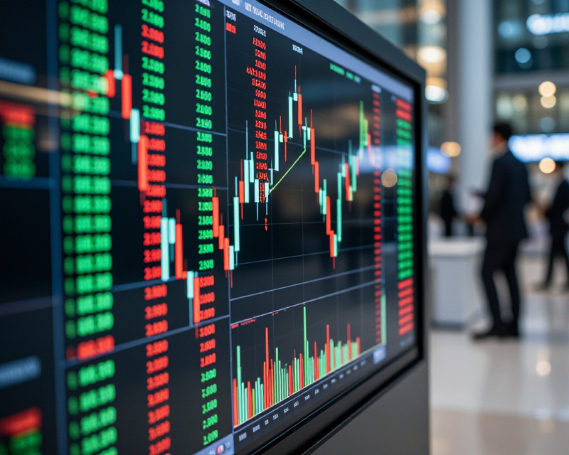 Digital Stock Market Display