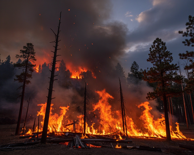 Wildfire Scene