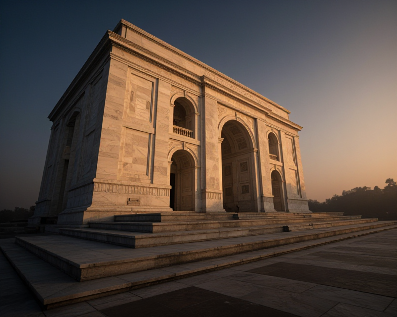 Solemn Monumental Atmosphere