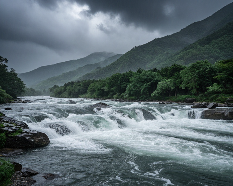 Cinematic River Landscape