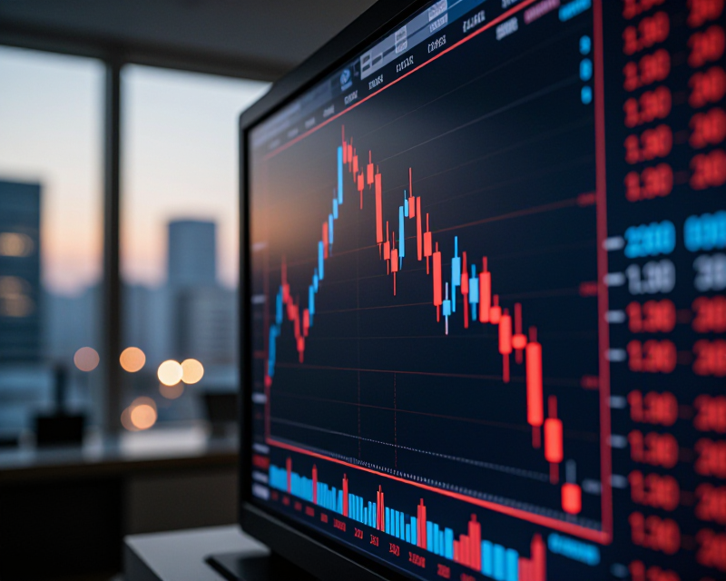 Stock Market Decline Concept