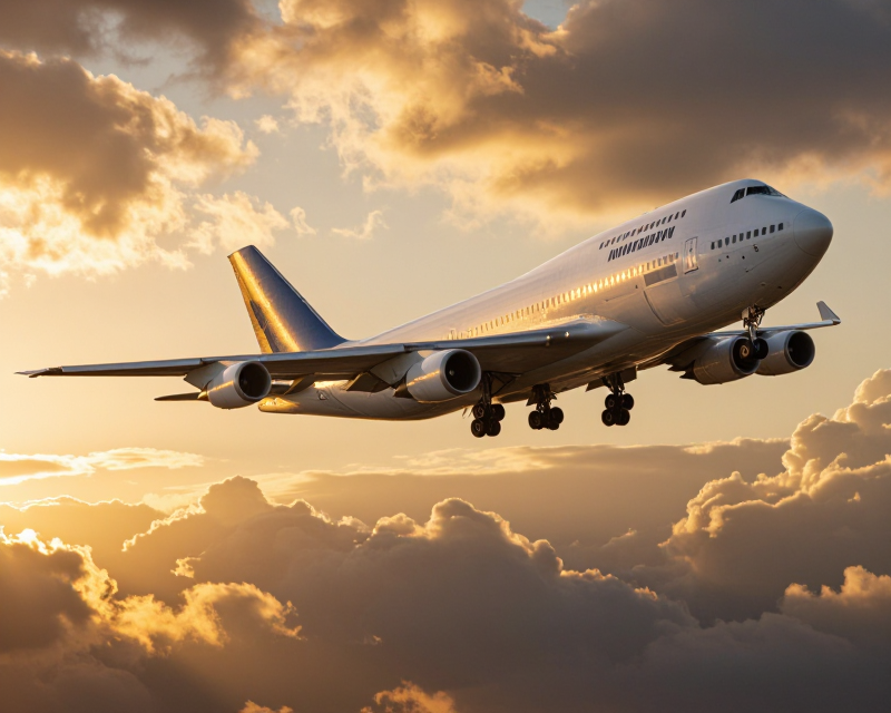 Majestic Air Force One in Sunset