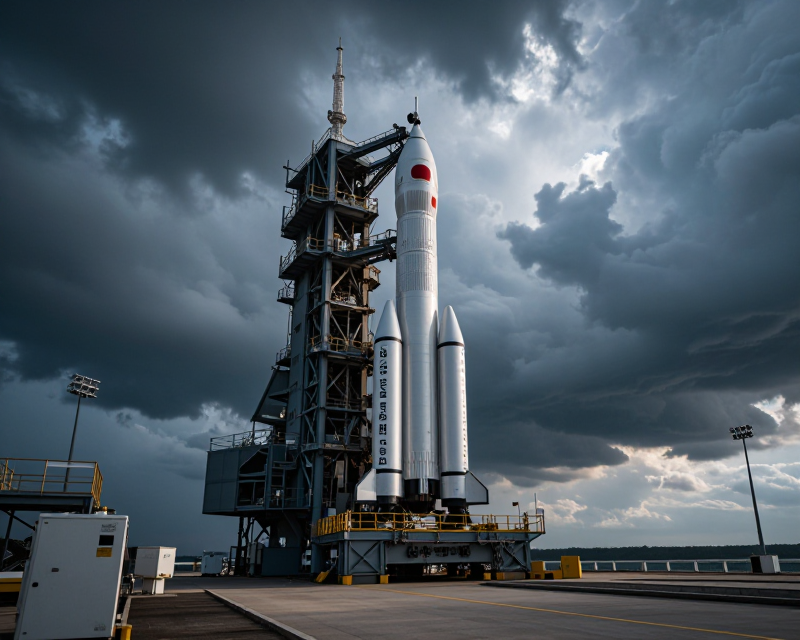 South Korean Space Rocket Launchpad