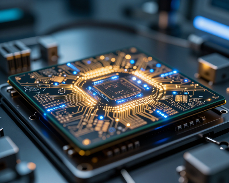 High-tech Semiconductor Glow
