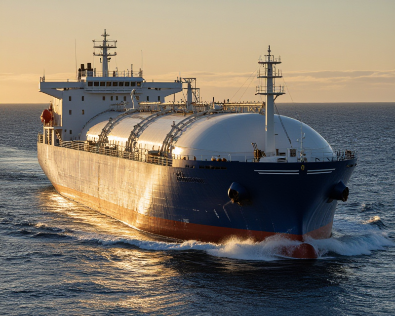 LNG Carrier at Sea