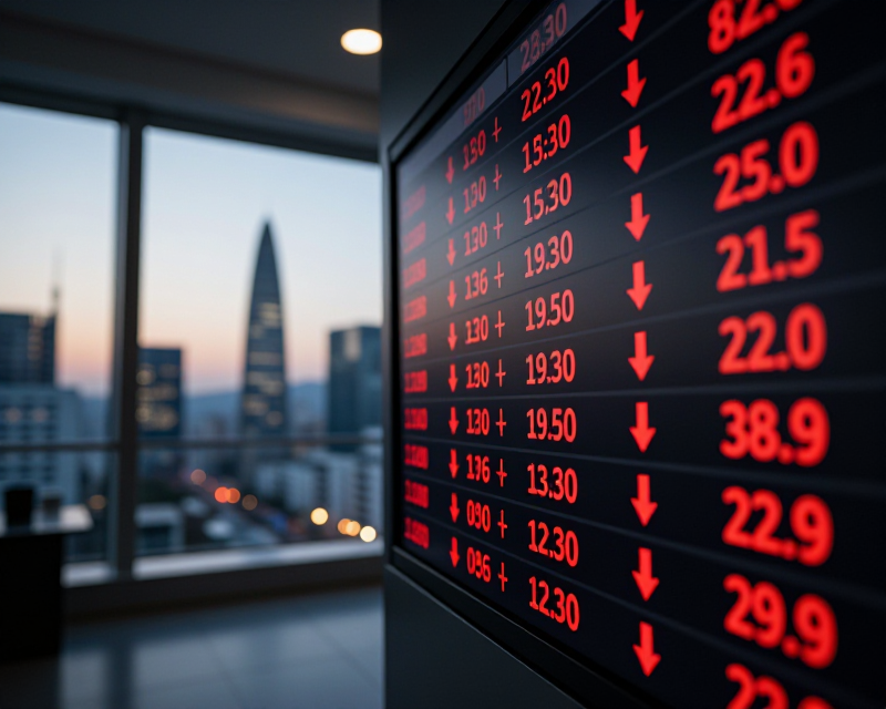 Stock Market Decline Visualization